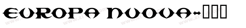 Europa Nuova字体转换